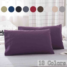 Cooling Pillow Cases King Size Set of 2 Purple 20x35 Inches