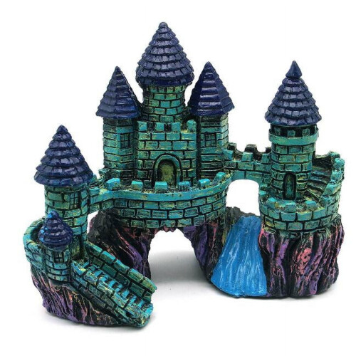 Διακόσμηση Ενυδρείου Resin Castle – Vintage Κρησφύγετο Σπηλιάς για Ψάρια Betta & Μεγάλα