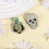 Cartoon schedelbroche van legering – 2,7 x 4 cm 5