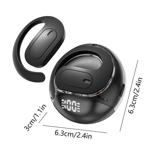 Ακουστικά Bluetooth 5.4 με κρεμαστά αυτιά – Ασύρματα ακουστικά ανοιχτού αυτιού για 2
