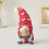 Red Knitted Rudolph Hat Ornament Pair 1