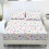 King Bed Sheet Set Soft Breathable 9.8 Inch Pocket 3-Piece 1