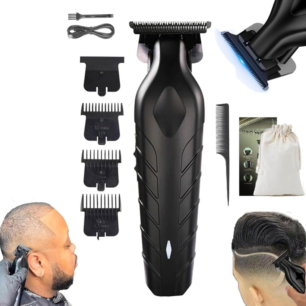 Trimmer Plus Zero Gap, Barbers Trimmer Premium, Cordless Rechargeable Zero-Gapped Safety Razor Hair Clipper for Men, Fast Carving, Instantly
