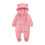 Baby-Fleece-Strampler mit Kapuze, 0-3 Monate 1