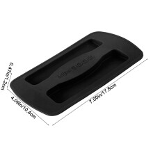 Silica Gel Toaster Antidust Cover, Bread Protective & Dirt-Proof – Compatible with Most Toasters, Black