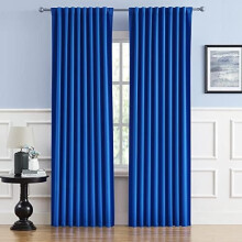 Royal Blue Room Darkening Curtains 52x84 Inch 2 Panels