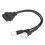 Plug And Play OBD2Diagnostic Cable Fault Code Reader Adaptor Anti Rust Motorcycle OBD Adapter Real Time Engine Readings Anti Acid ABS Plastic 3