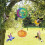 Hummingbird-shaped hanging bird feeder with wind chime 5