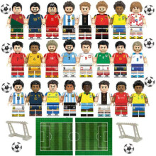 (Style G) World Cup football stars building block minifigures Kids Gifts Toys Fit Lego