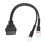 Plug And Play OBD2Diagnostic Cable Fault Code Reader Adaptor Anti Rust Motorcycle OBD Adapter Real Time Engine Readings Anti Acid ABS Plastic 5