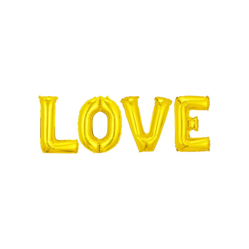 Sada fóliových balónků LOVE 31" (4 ks) 1