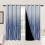 Mizhona Blackout Curtains Blue Grey Gradient 2 pcs 42x63 in 1