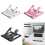 Ergonomic Laptop Holder, Foldable Computer Elevator with NonSlip Silicone, Triangular Easy Charging Access for Users 5