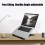 Ergonomic Laptop Holder, Foldable Computer Elevator with NonSlip Silicone, Triangular Easy Charging Access for Users 6