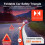 Triangle Safety Warning Sign Reflective Foldable 1 Piece 2