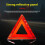 Triangle Safety Warning Sign Reflective Foldable 1 Piece 3