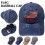 Men's Cotton Baseball Hat American Flag Patch Breathable 7