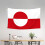 Grønlands Flag Polyester 3x5 Fod Fly Breeze Messing Maler 7