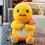 Peluche Nailoong jaune L45cm 4