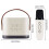 Kids Mini Karaoke Machine Portable Bluetooth Speaker with 2