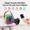Kids Mini Karaoke Machine Portable Bluetooth Speaker + Dual Wireless Microphone 4