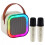 Kids Mini Karaoke Machine Portable Bluetooth Speaker with 6