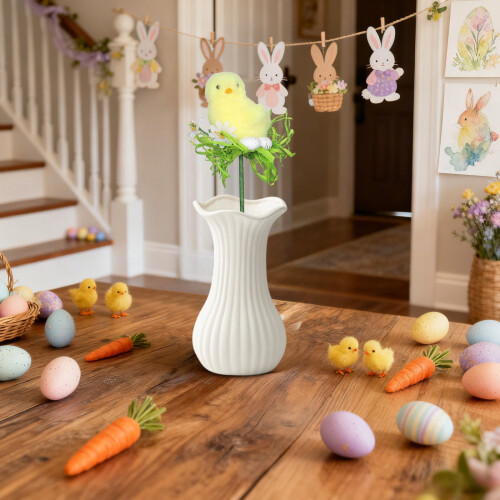 Easter Floral Picks Plush Chick Rooster Nest Eggs 12 pcs 2