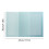 PVC placemat rectangular light blue gradient heat-resistant 3
