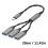 Καλώδιο USB C με 3 θύρες USB, Επεκτείνετε τις συνδεσιμότητας, Πλεγμένο καλώδιο, Εύκολη 3
