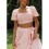 Γυναικεία Φούστα Boho Chic Maxi με Ριχτή Στρογγυλή Γραμμή και Λάστιχο στη Μέση, Τσέπες, 2