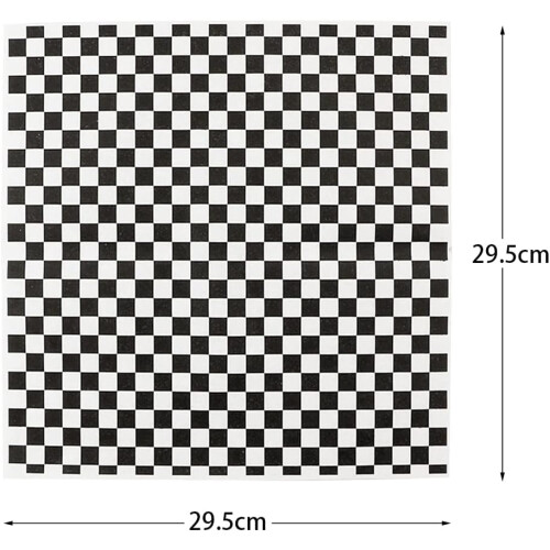 Checkered Dry Waxed Deli Paper Sheets Pink 100 Sheets 1