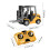 Alloy Engineering Vehicle with Bluetooth Remote Control Forklift Simulation Model Durable Alloy and ABS Material 2