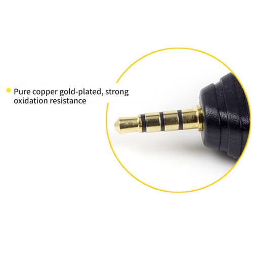 3,5 mm aansluitblokconnector, 4-pins stereo 1
