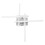2Pcs White Aluminum Ceiling Pendant Light Modern Simple Hanging Lamp 2