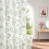 Boho douchegordijn met aquarelprint en eucalyptus, 60x72 inch 4