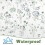 Boho douchegordijn met aquarelprint en eucalyptus, 60x72 inch 5