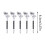 10pcs Golf Tees Golf Holder Increases Speed Stand Balls Support Base 5
