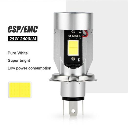 H4 HB2 9003 LED Motorcycle Headlight Kit 2600LM Hi/Lo with 1