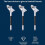 10pcs Golf Tees Golf Holder Increases Speed Stand Balls Support Base 7