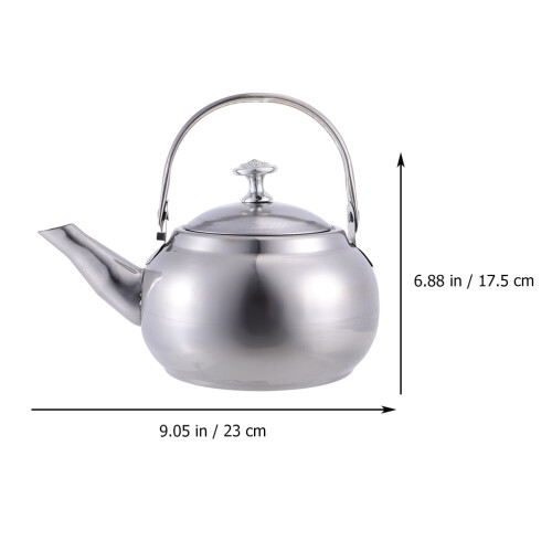 1Pc Stainless Steel Water Kettle Silver for Home Use 2