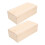 Pine Wooden Crate with Lid 2 pcs Moisture-Resistant 6