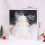 Cartão de Natal 3D Pop-Up com Árvore de Glitter e Envelope 2
