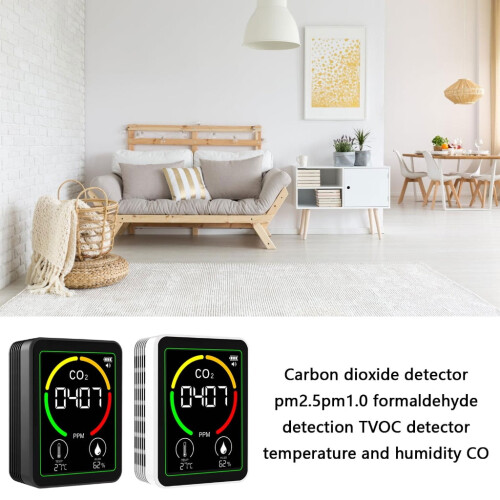 Φορητός ελεγκτής επιπέδου CO2 εύκολος στη μεταφορά ελεγκτής ποιότητας αέρα για 1