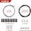 4-Pack Bike Brake/Shift Cable Kit, Universal for Mountain & Road Bikes, Compatible with Shimano/SRAM, Black 3