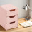 Stackable Plastic Desktop Drawer Organizer for Bedroom, Kitchen, Under Sink, Pantry, Bathroom, Dorm – 1pc, Sliding Unit 3