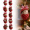 Red Pinecone Animal Ornament Acrylic 1 Piece 8
