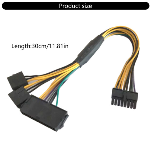 Καλώδιο προσαρμογέα ATX24Pin+2x4Pin σε16Pin για υπολογιστή, καλώδιο μεταφοράς ενέργειας 2