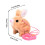 Interactive Realistic Bunny Toy with Twitching Ears and 2