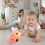 Interactive Realistic Bunny Toy with Twitching Ears and 5
