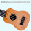 Μίνι παιχνίδι Ukulele για παιδιά – Ελαφρύ, ανθεκτικό πλαστικό ABS με νάιλον χορδές, 5